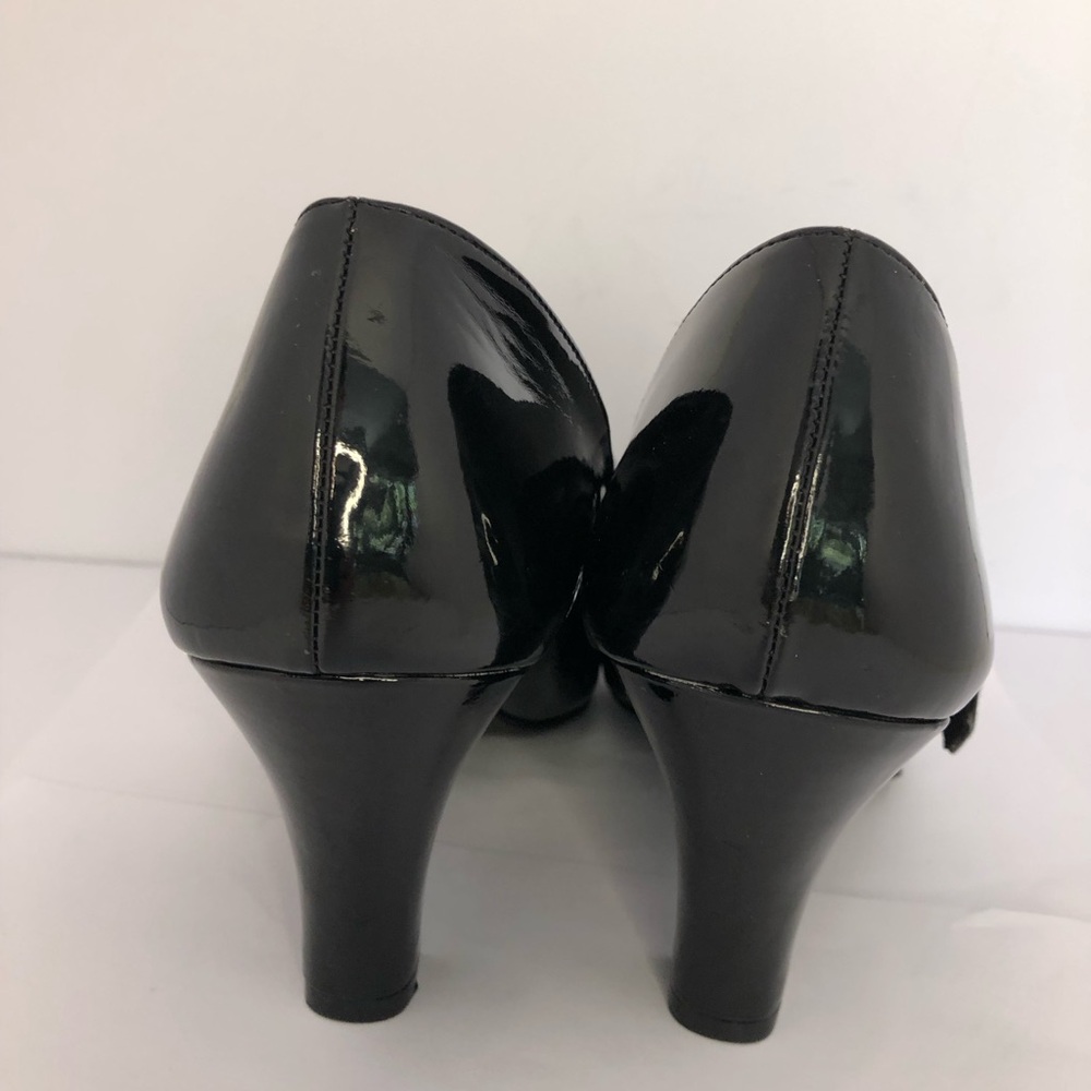American Eagle Outfitter Black Patent Mary Jane Heels 10 Whimsigoth Classic - Picture 9 of 12